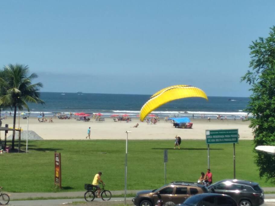 Excelente Localizacao O Mar Na Sua Frente Confira Apartman São Vicente Kültér fotó